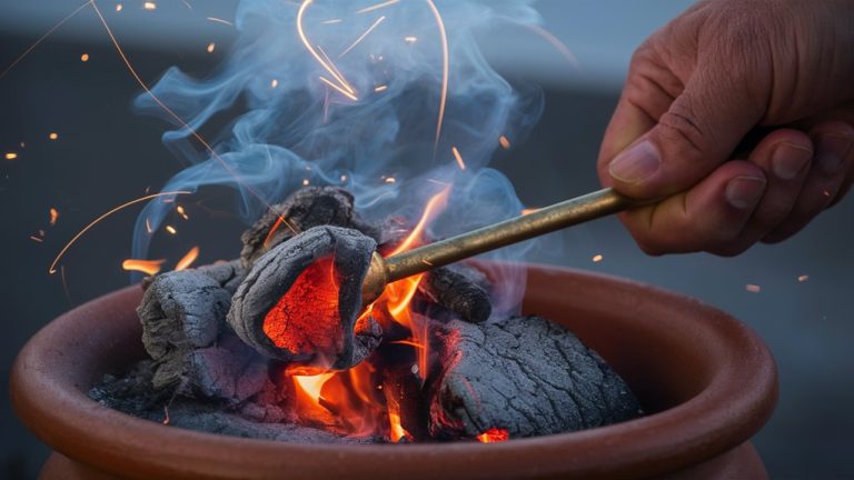 poker cards ashes fire