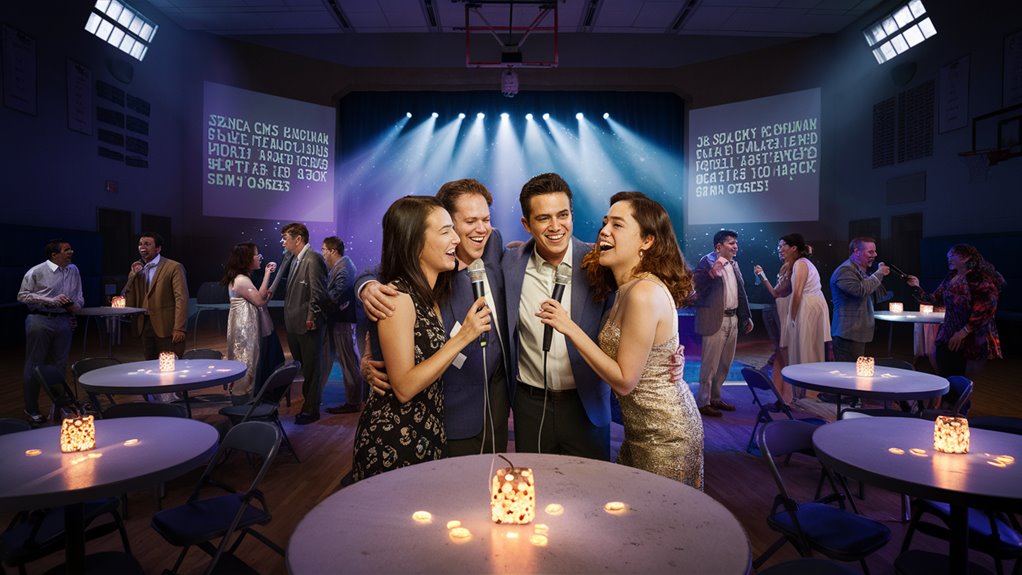 fun school reunion singing