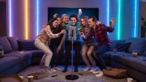 make karaoke entertaining together