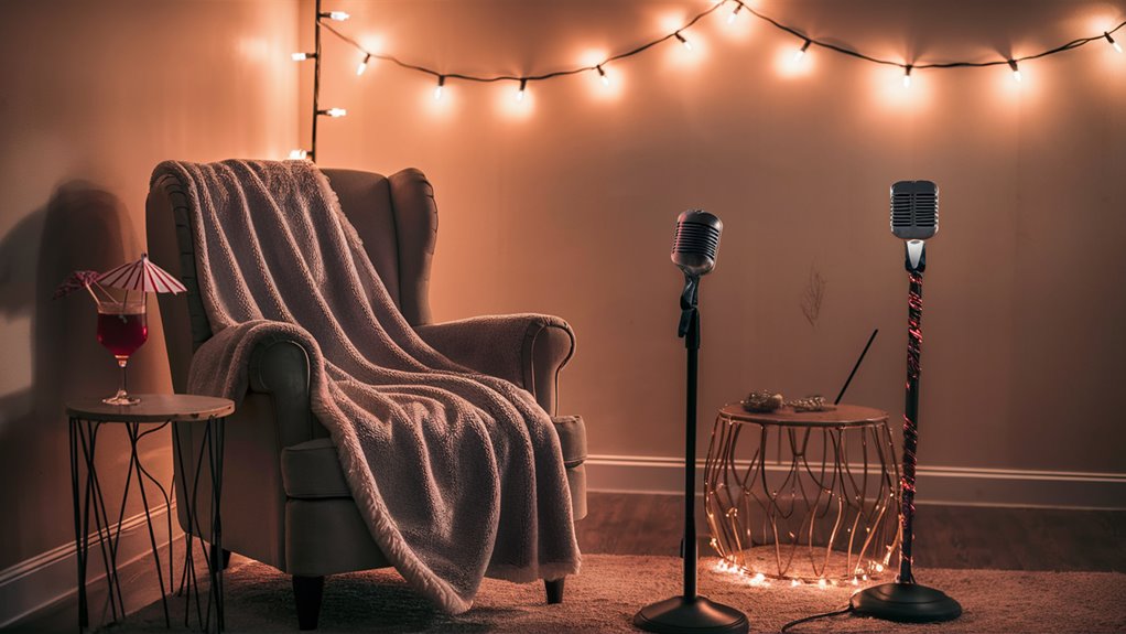 make shy singers comfortable