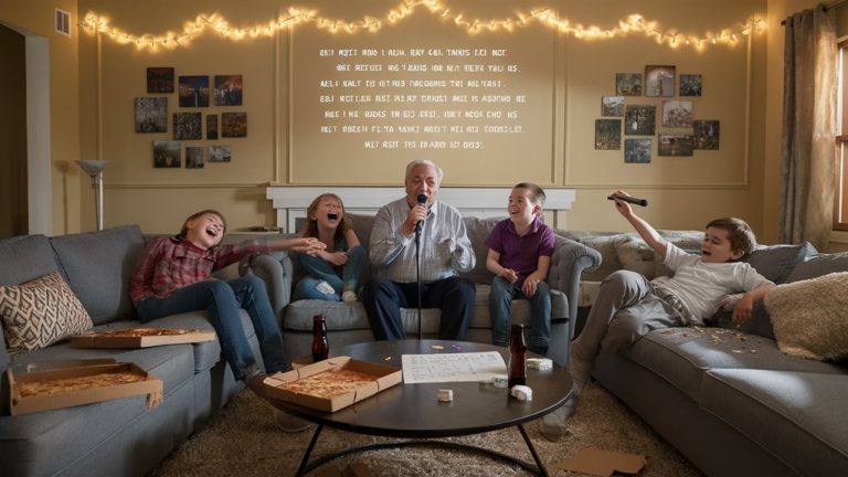 plan family singing together