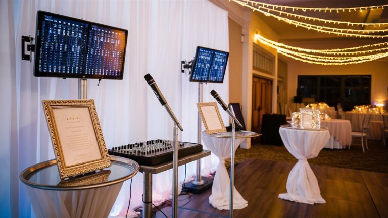 plan wedding karaoke entertainment