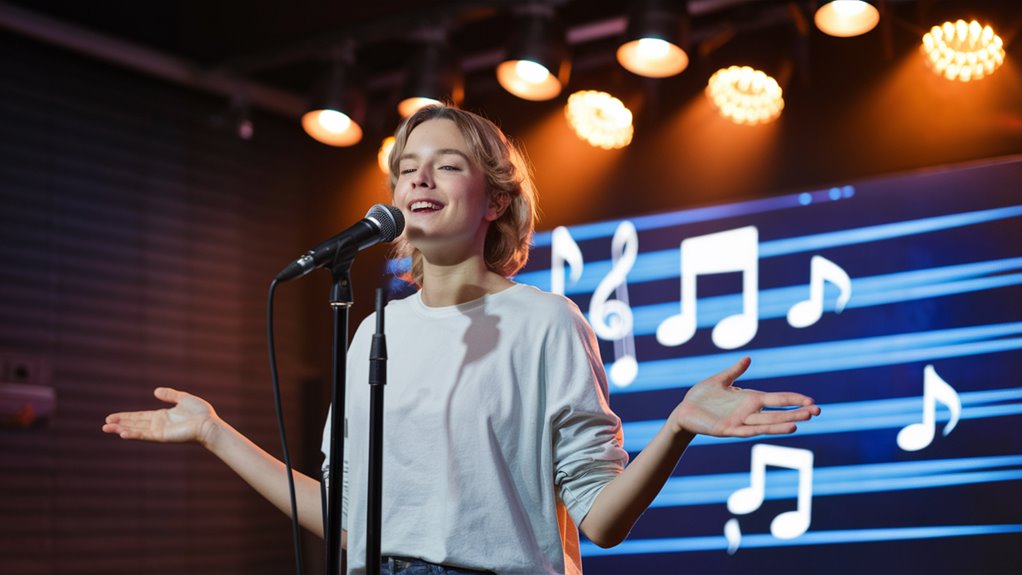 select appropriate vocal range