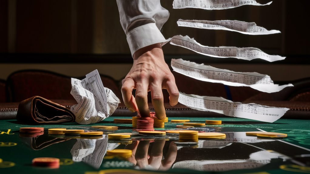 gambling despite mounting losses