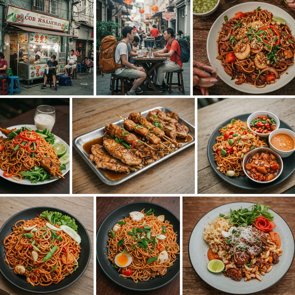 위생적으로 조리된 현지 음식 사진 속에 온카스터디가 강조하는 안전한 식문화